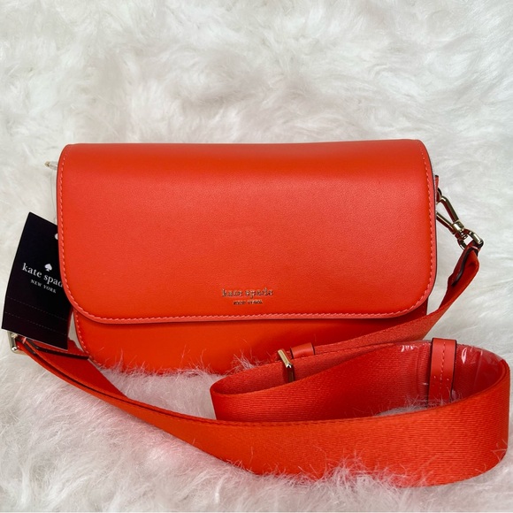 kate spade Handbags - Kate Spade Buddie Smooth Leather Medium Shoulder Crossbody Bag in Magma